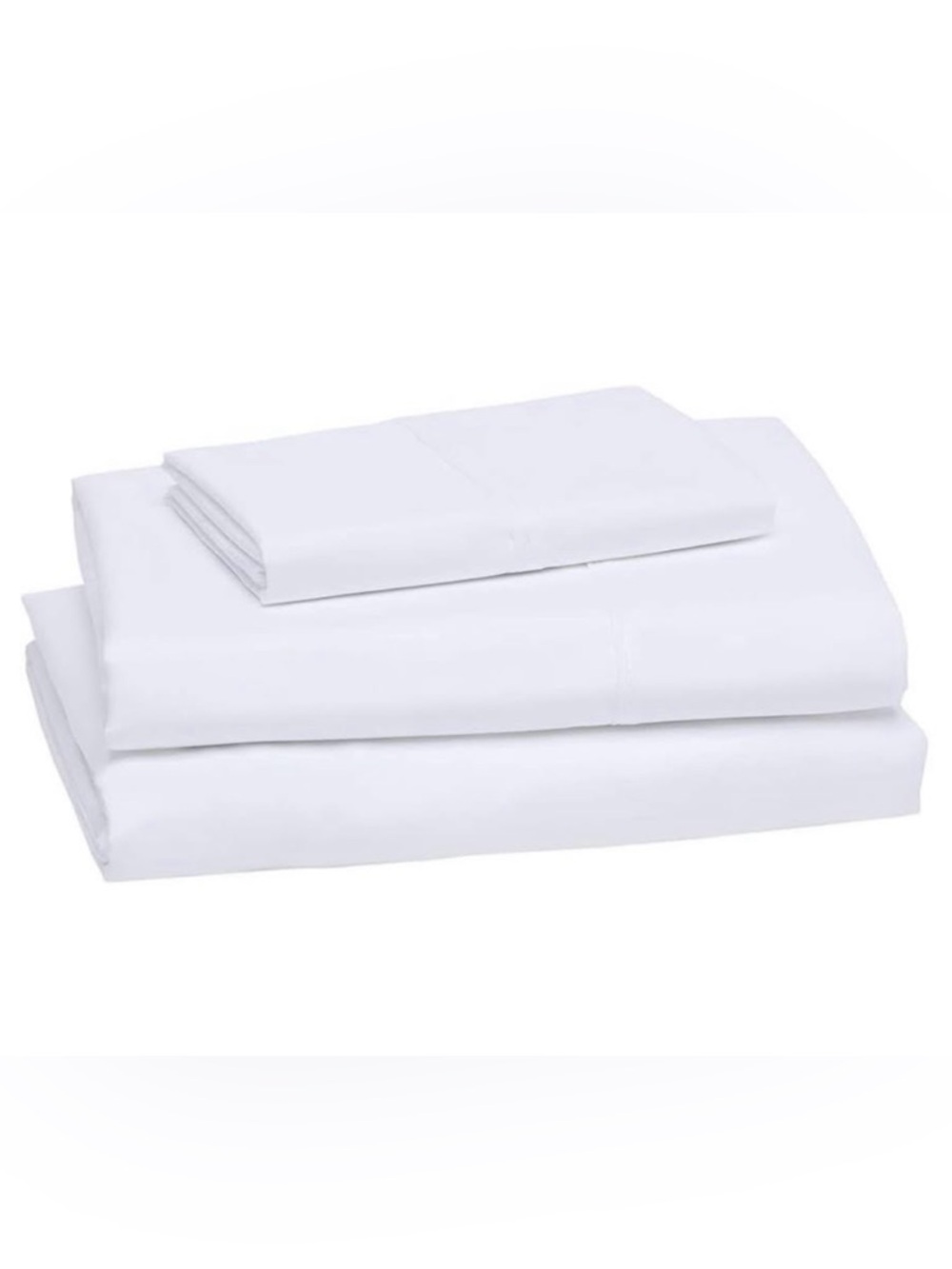 Twin XL Bright White Soft Sheet Set - deep pockets perfect for dorm beds - NEW